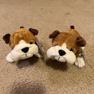 Webkinz small bulldogs with tags